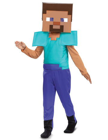 Déguisement Steve Minecraft Enfant