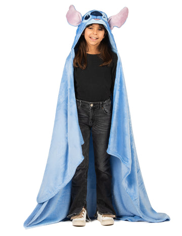 Odeja iz flisa s kapuco za otroke za kostum Stitch Lilo & Stitch™