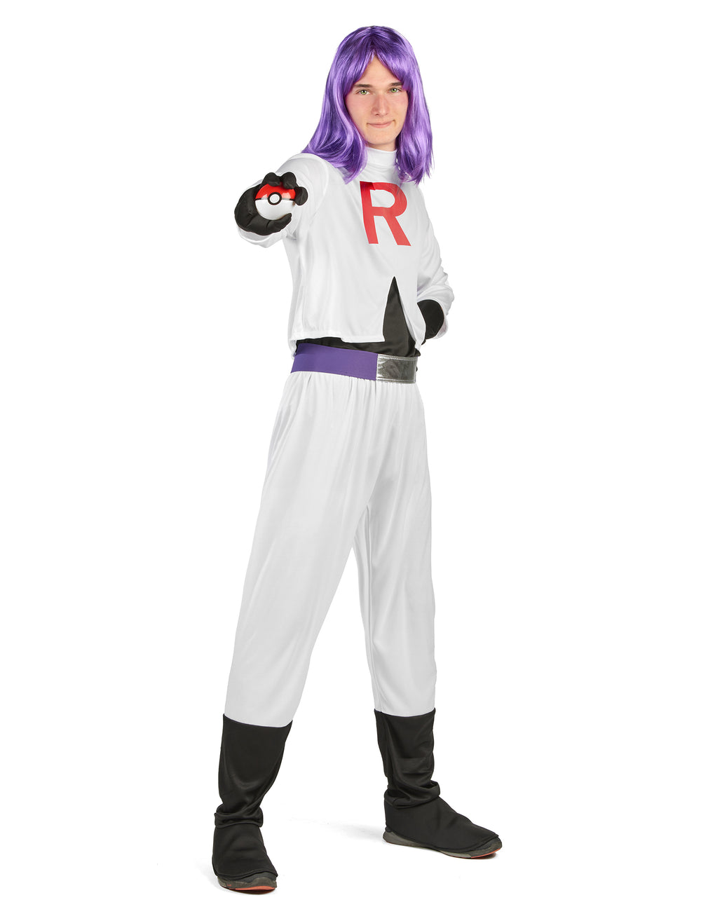 Vue de trois-quarts du déguisement super vilain manga