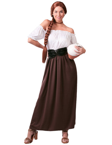 Médievalna ženska Tavernière kostum