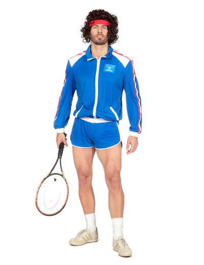 Déguisement tennisman bleu adulte