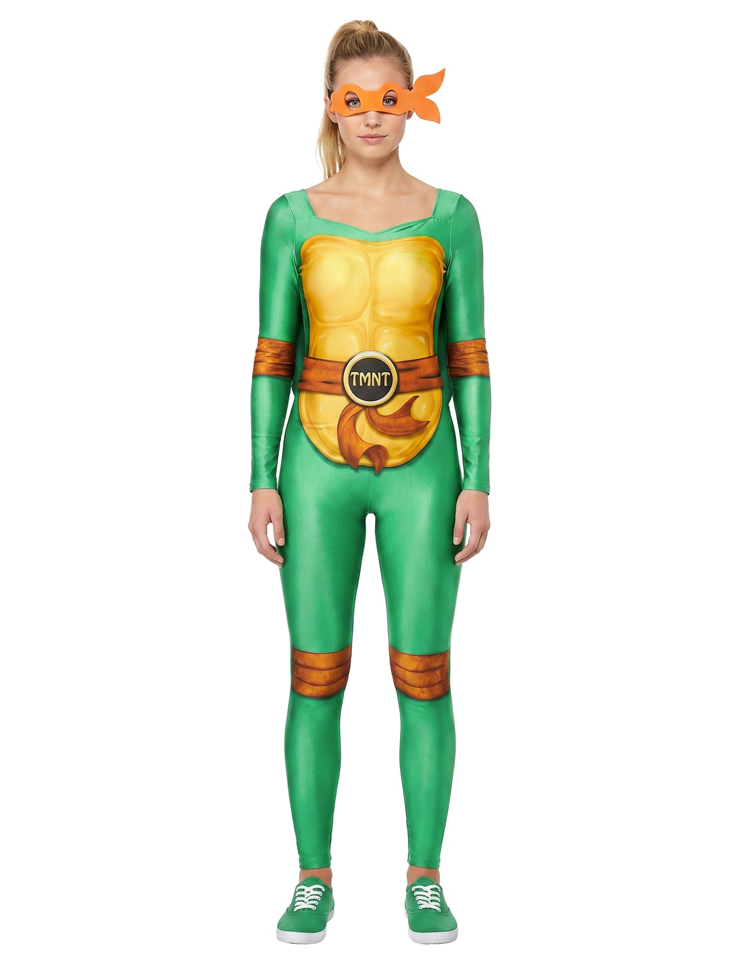 Déguisement Tortue Ninja™ avec 4 masques femme