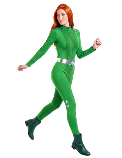 Déguisement Totally Spies™ vert Sam femme