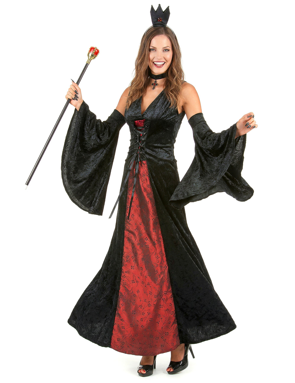 Vue d'ensemble du déguisement vampire chic pour femme