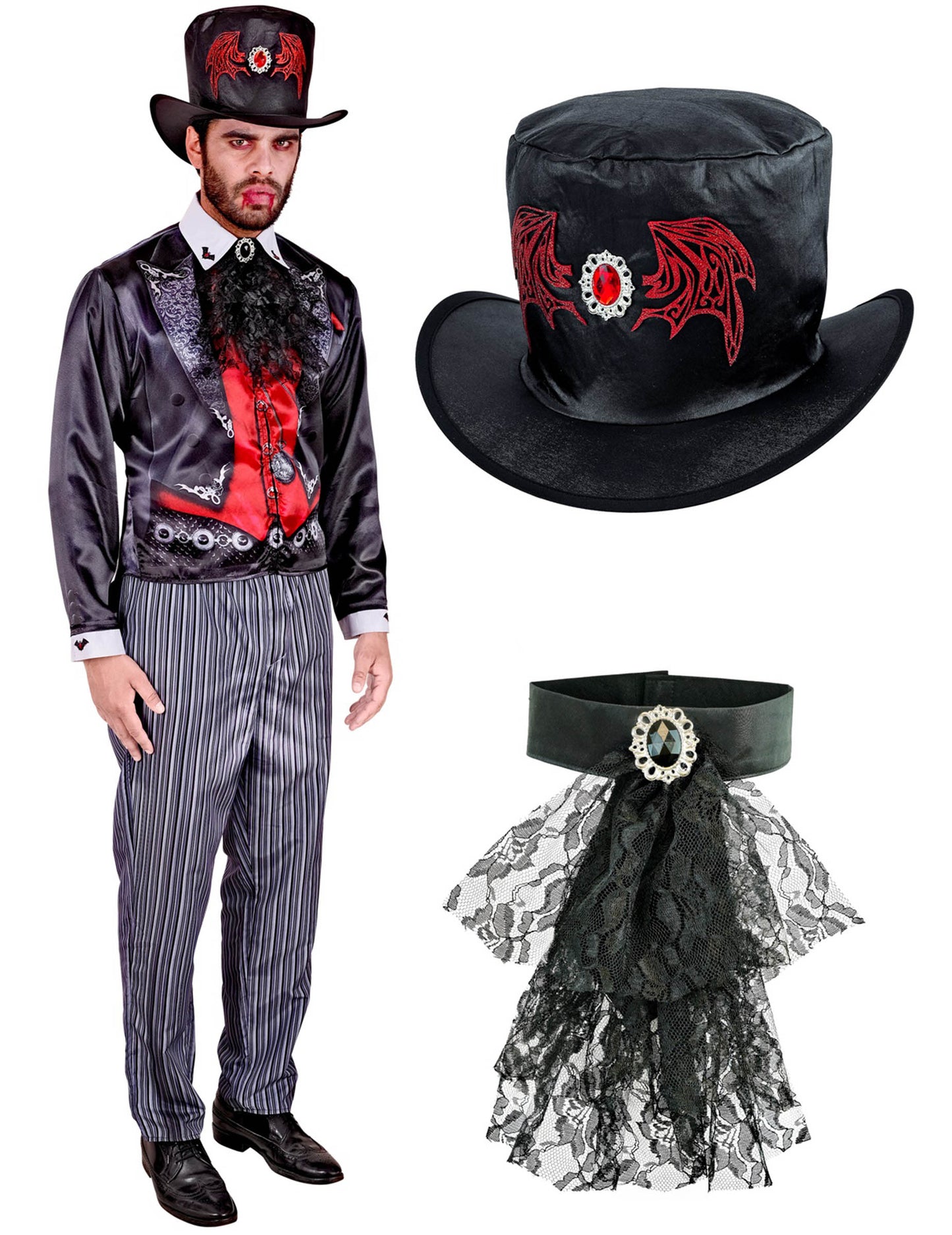 Moški kostum vampirja