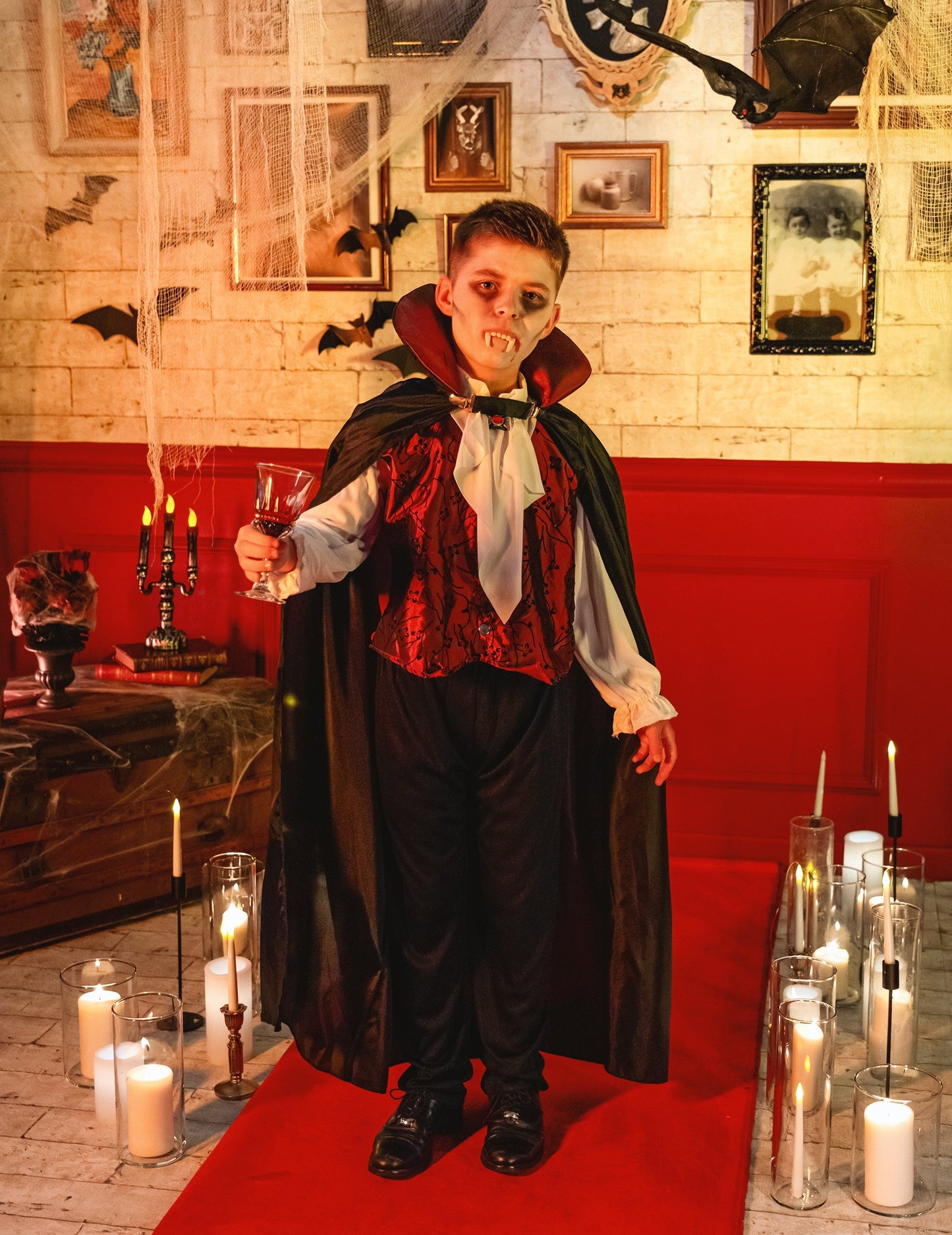 Elegant Boy Vampire Costume