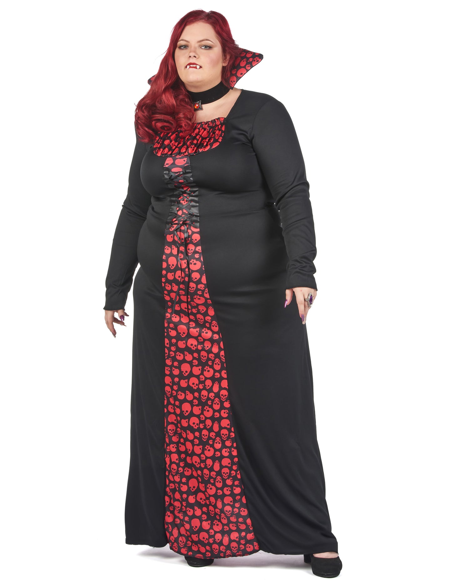 Eleganten vampirski kostum velike ženske velikosti