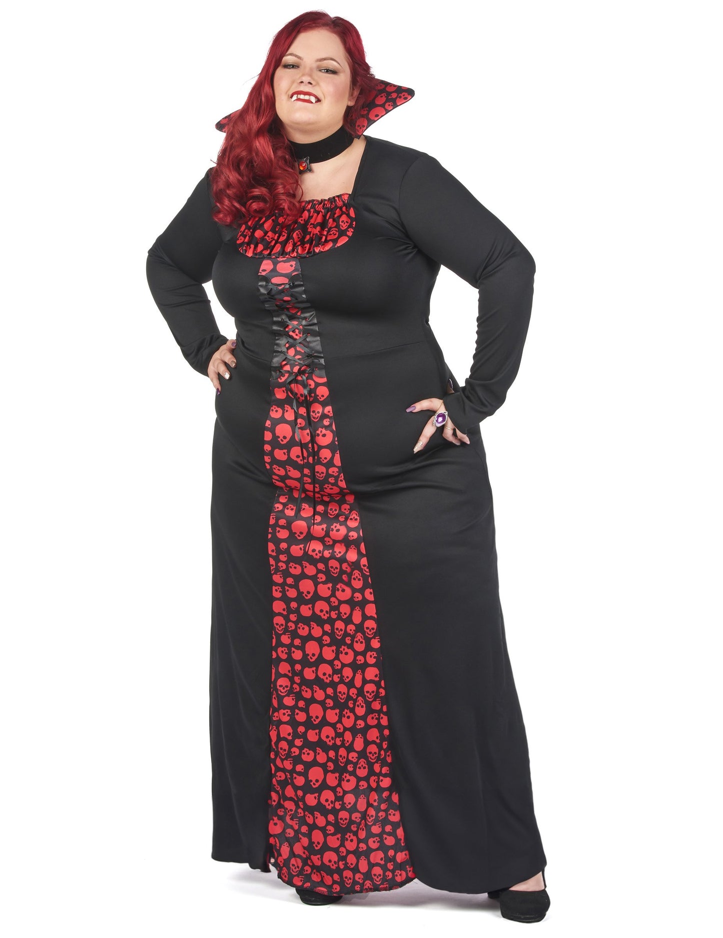 Eleganten vampirski kostum velike ženske velikosti