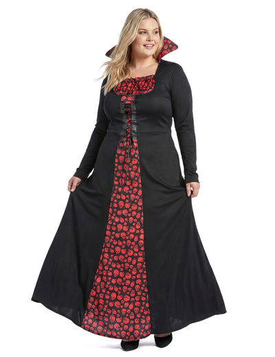 Eleganten vampirski kostum velike ženske velikosti