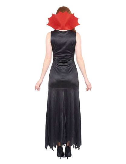 Déguisement vampire femme rouge et noir Halloween