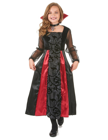 Satin vampirska kostumska hči