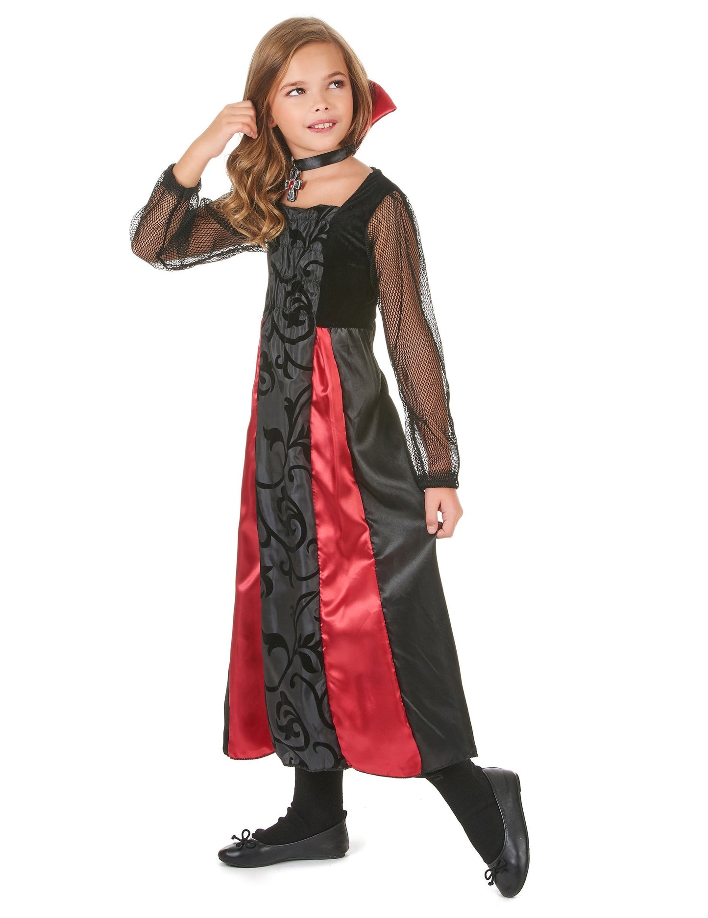 Satin vampirska kostumska hči