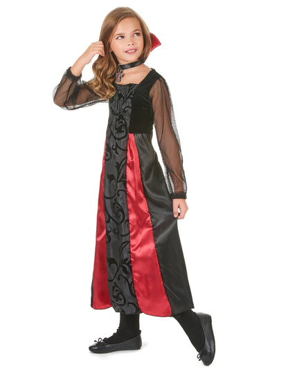 Satin vampirska kostumska hči