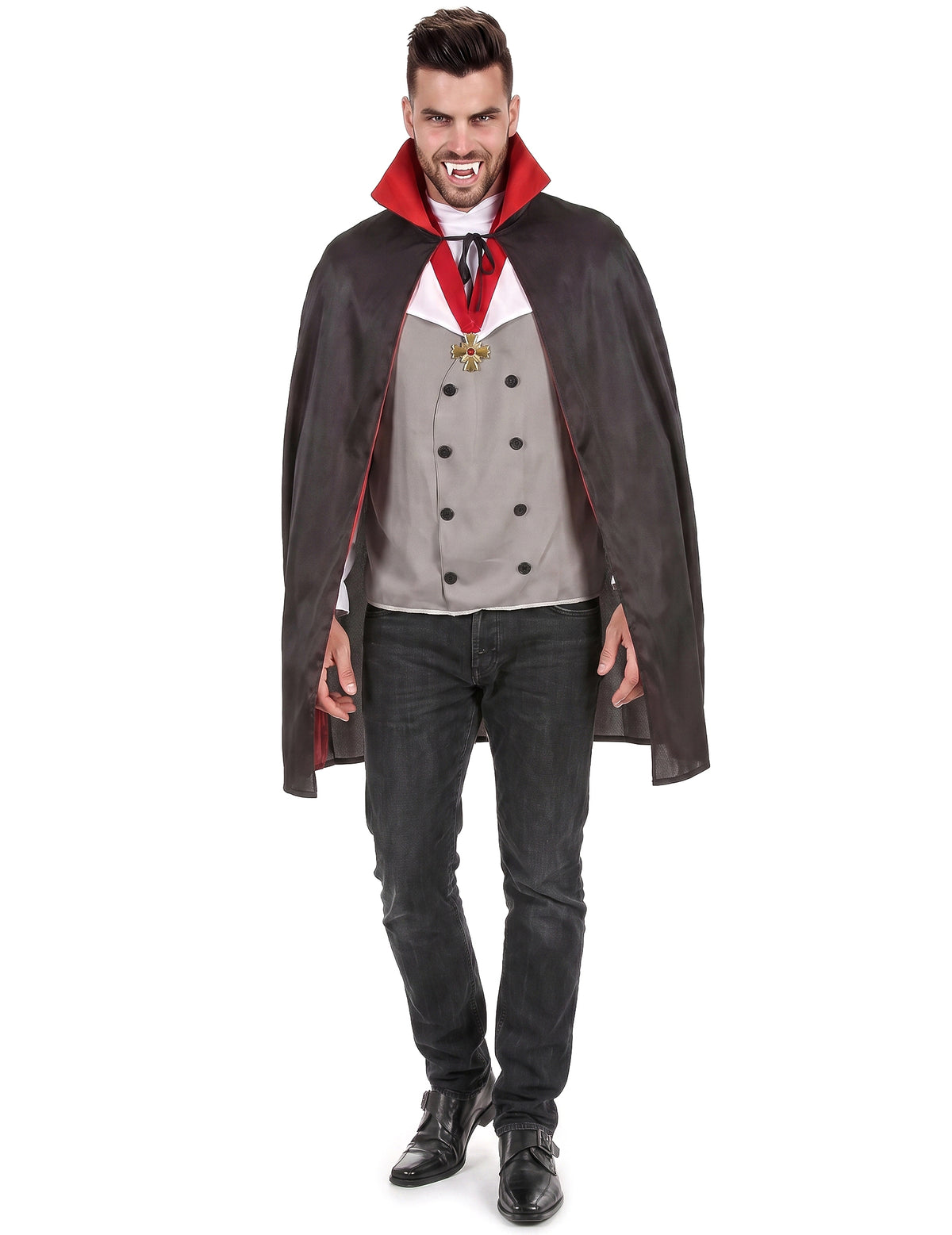 Halloween siva vampirska preobleka