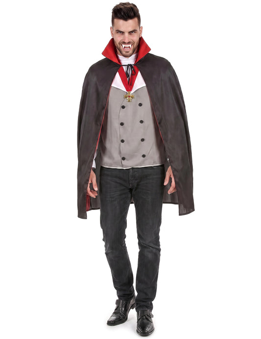 Halloween siva vampirska preobleka