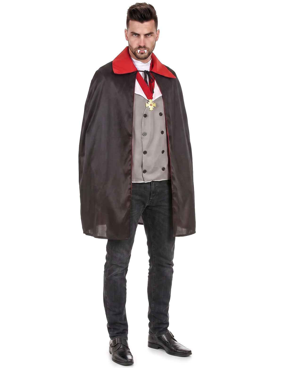Halloween siva vampirska preobleka