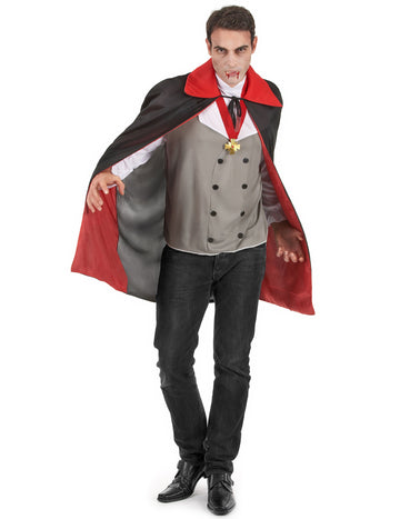 Halloween siva vampirska preobleka