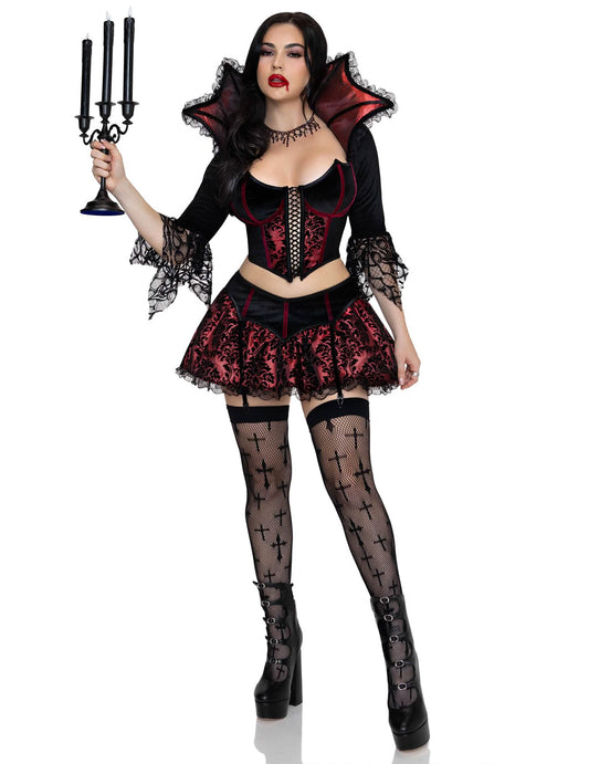 Seksi baročni vampirski kostum za ženske