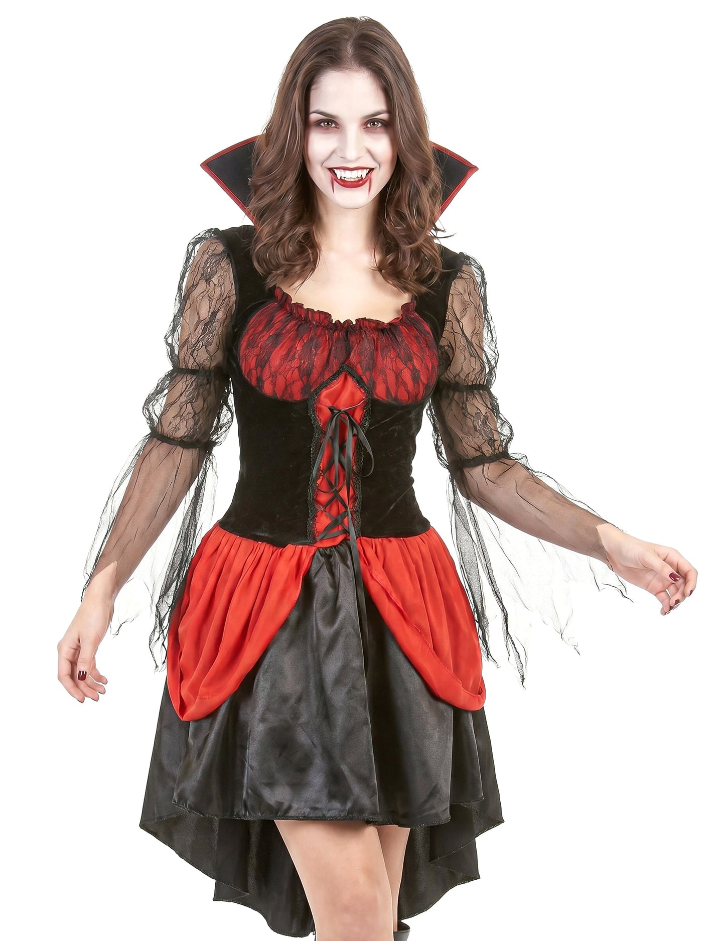Seksi rdeči vampirski preobleka