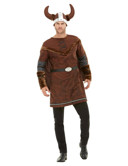 Vue d'ensemble du déguisement de viking barbare