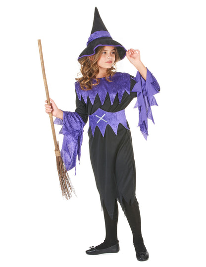 Halloween dekle vijolična preobleka