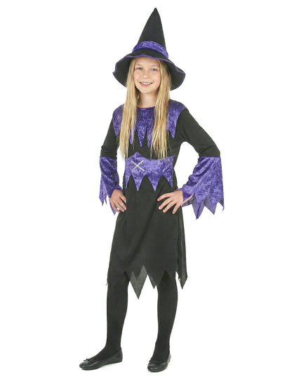 Halloween dekle vijolična preobleka