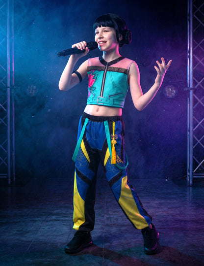 Kostum Zoey Kpop Demon Hunter™ za deklice 