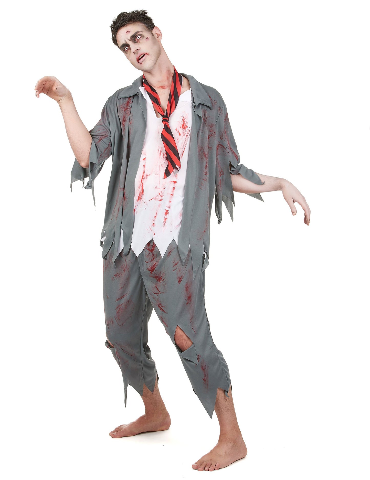 Zombi moški študentski kostum