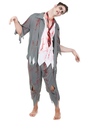 Zombi moški študentski kostum