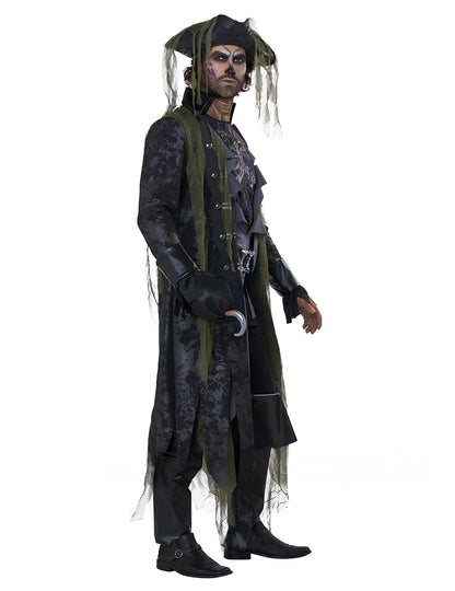 Kostum za odrasle luksuzne gusarske zombi