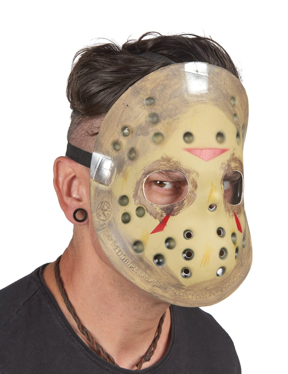 Pogled s strani na polmasko Jason Petek 13.