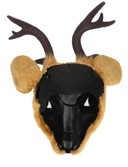 Polovična maska iz pliša jelen za odrasle 