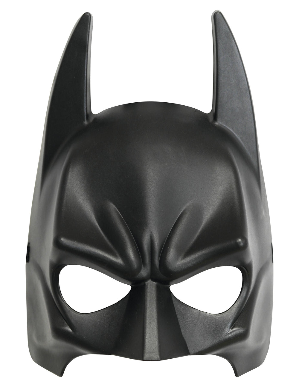 Vue de face du demi masque PVC Batman pour enfant