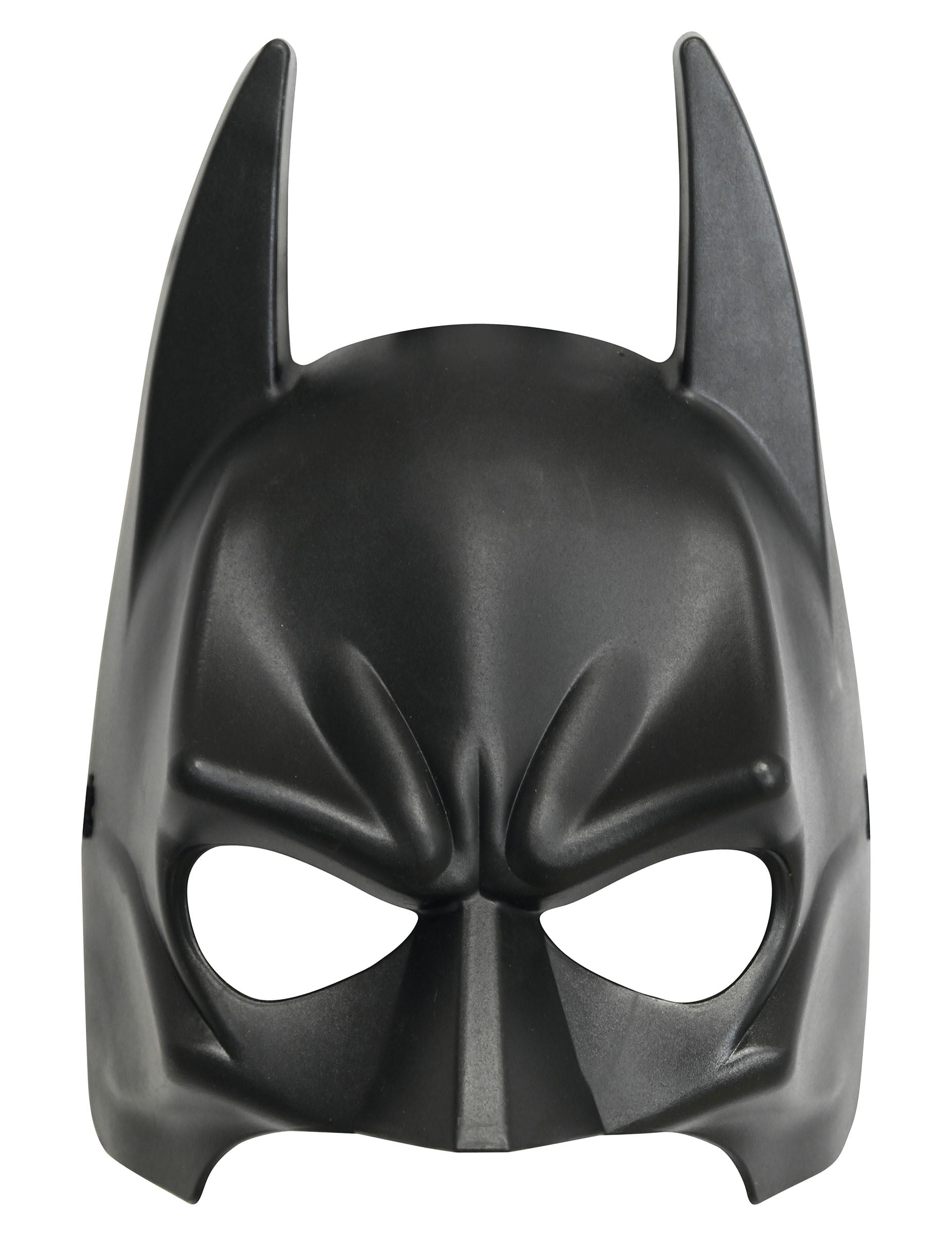 Vue de face du demi masque PVC Batman pour enfant