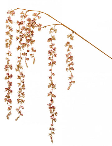 Vejica z bleščicami iz rožnatega zlata 97 cm za pravljično dekoracijo