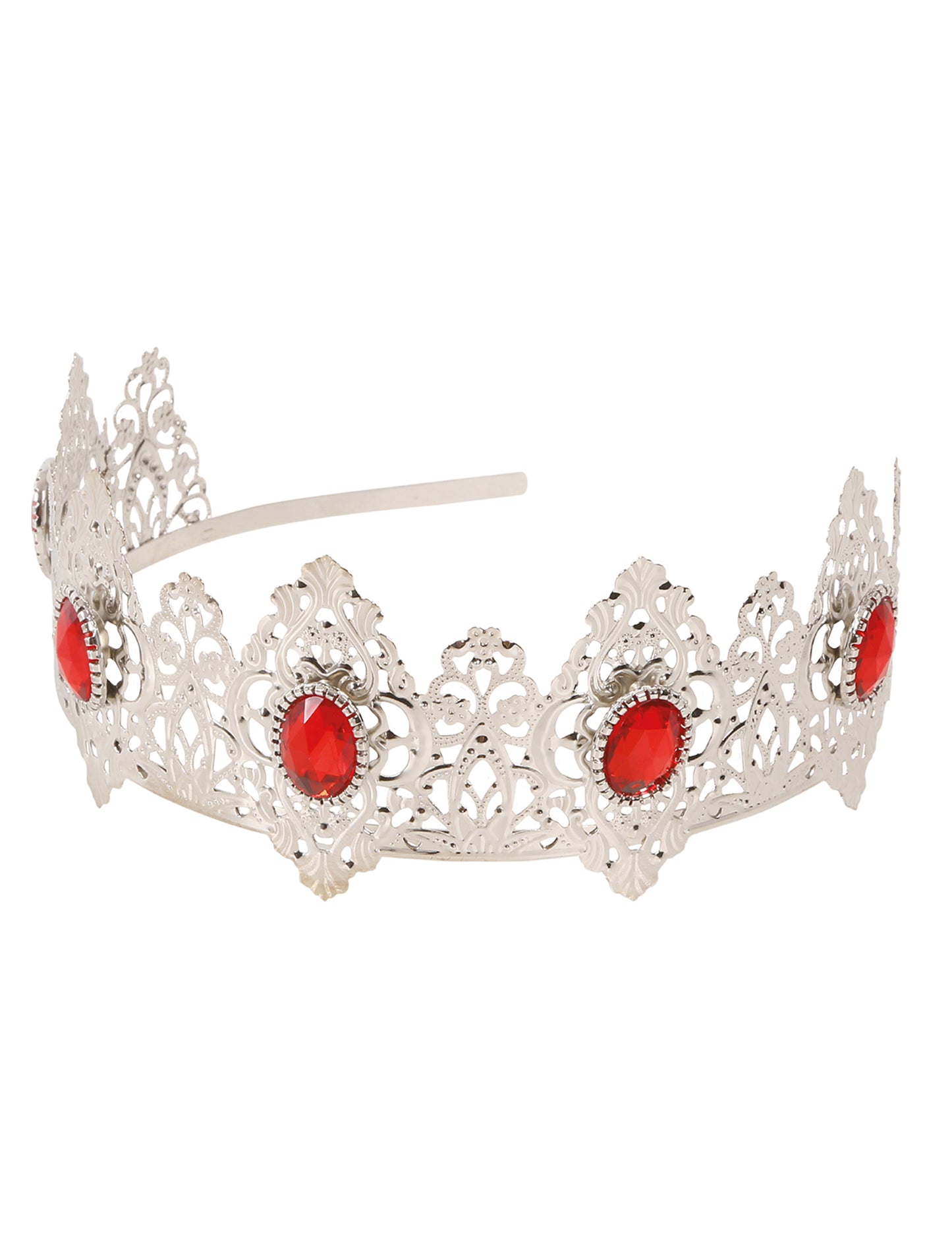 Srebrna princesa Diademe Red Stone Adult