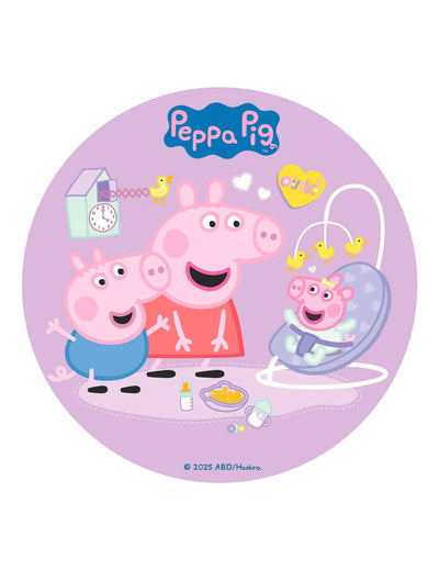 Jedilna pokrivka za torto Peppa Pig™ New Baby 20 cm