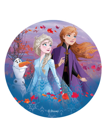 Azmimski disk Snežna kraljica 2 Anna, Elsa in Olaf 20 cm