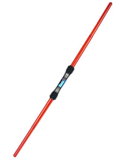 Double sabre lumineux et sonore pour enfant rouge en plastique