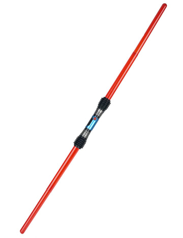 Double sabre lumineux et sonore pour enfant rouge en plastique