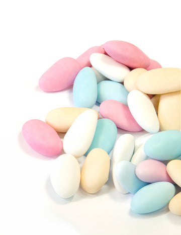 Dragées z večbarvnimi mandlji 500 gr