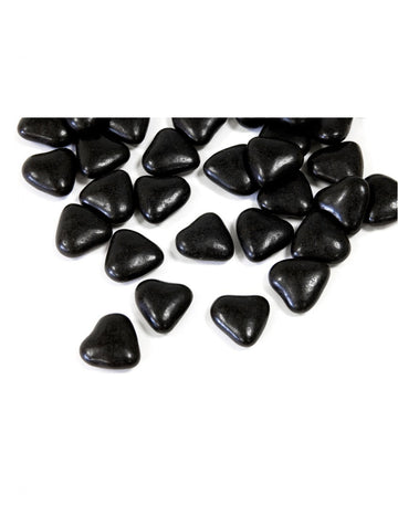 Čokoladni mini srčki v črni barvi 250 g za obhajilo 