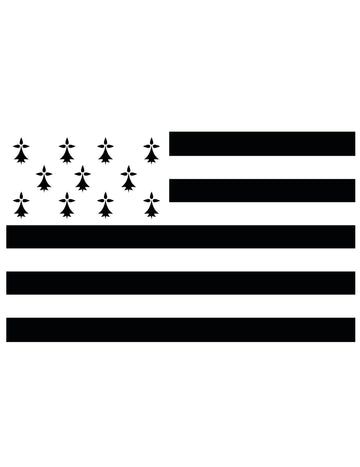 Bretanja podporna zastava 150 x 90 cm