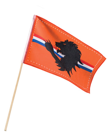 Podpora za zastave Nizozemska oranžna 30 x 45 cm