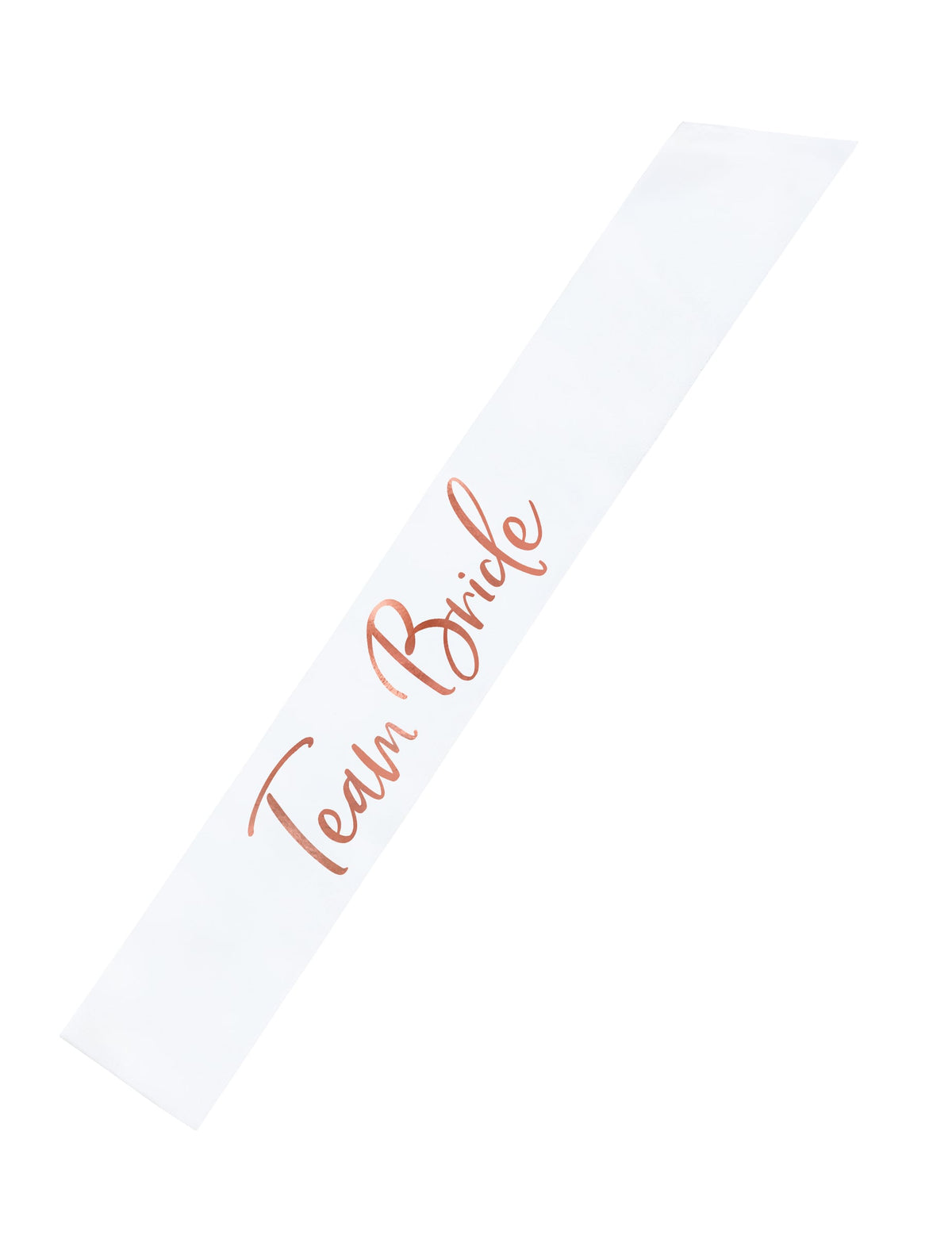 Echarpe en satin Team Bride pour femme blanche et rose gold