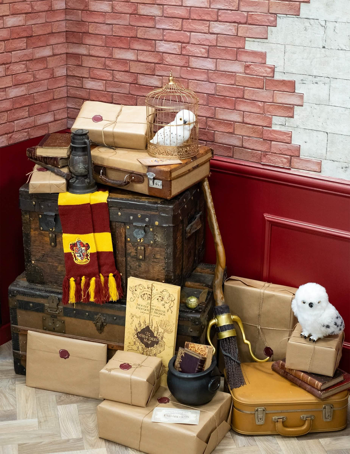 Postavitev luksuznega Gryffindorjevega šala