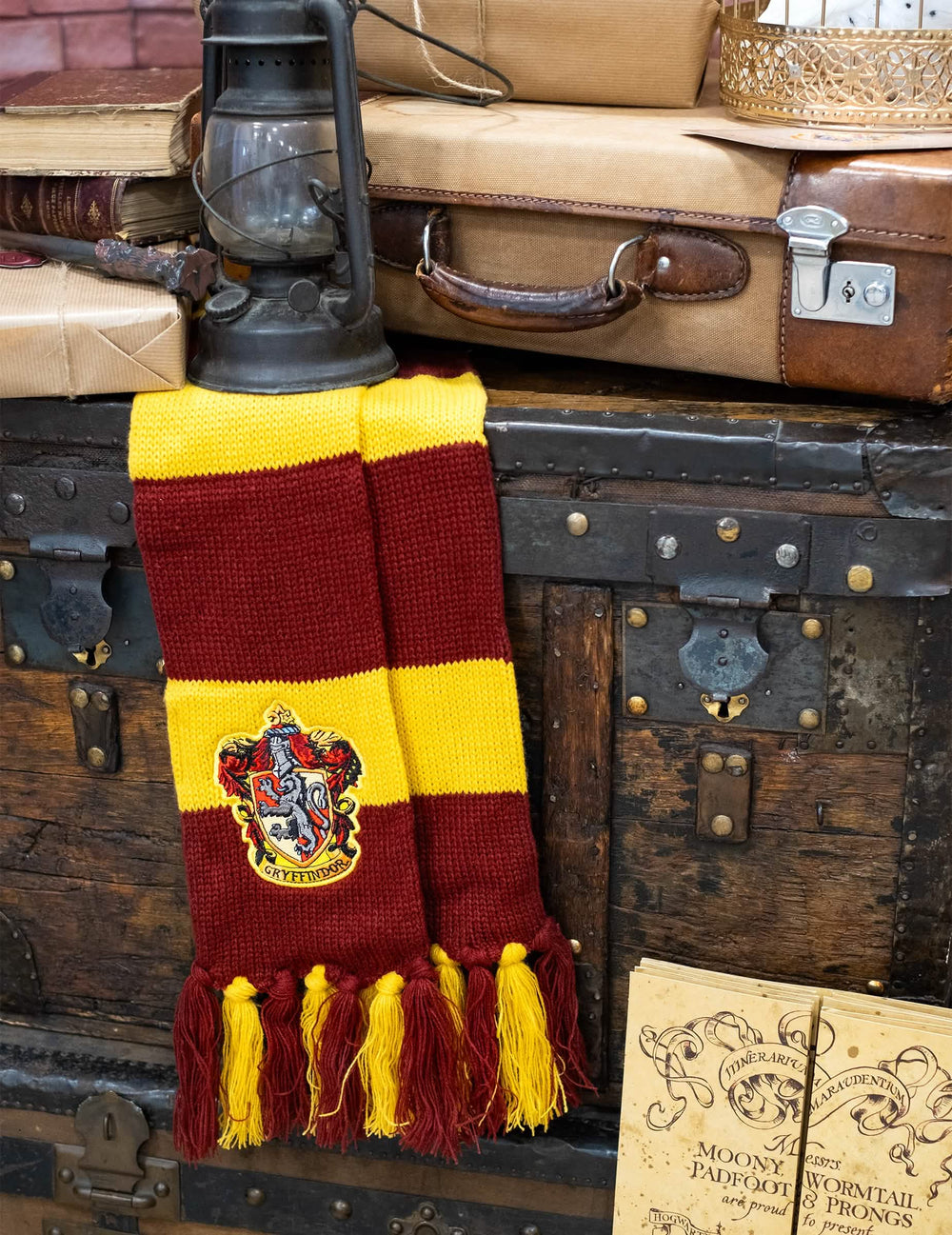 Razkošen šal Gryffindor za odrasli in otrok rdeča in rumena