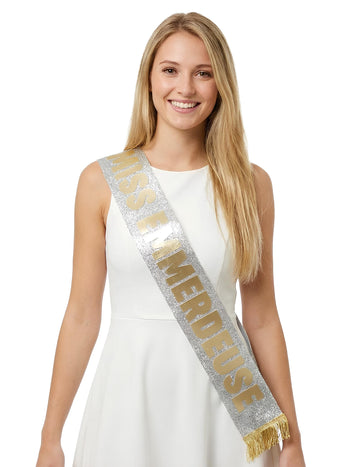 Bleščasta trakasta ruta Miss Tečnoba 