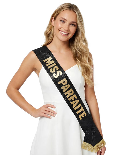 Bleščasta trakasta ruta Miss Parfaite 