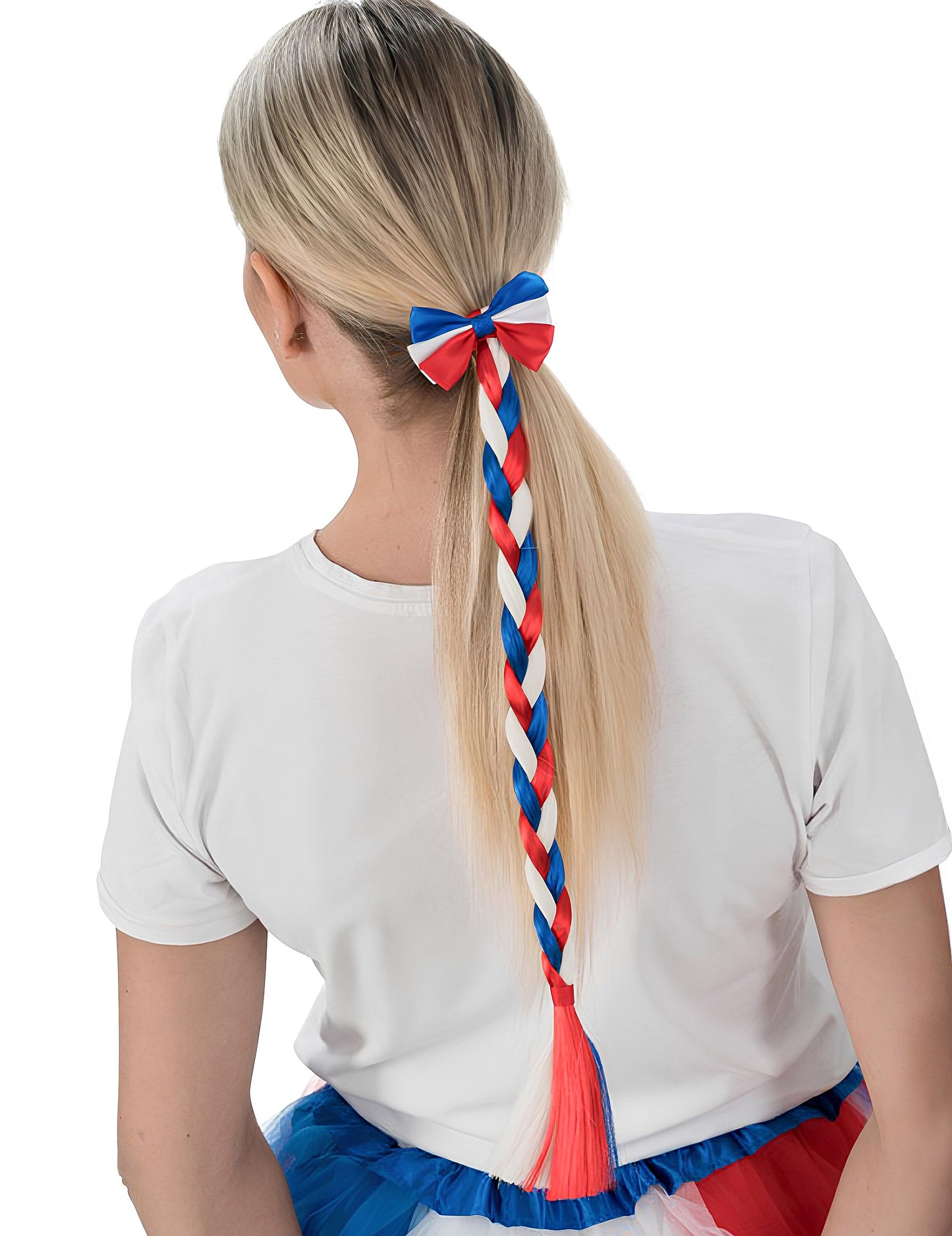 Elastičen trak s pletenico, ki podpira Francijo